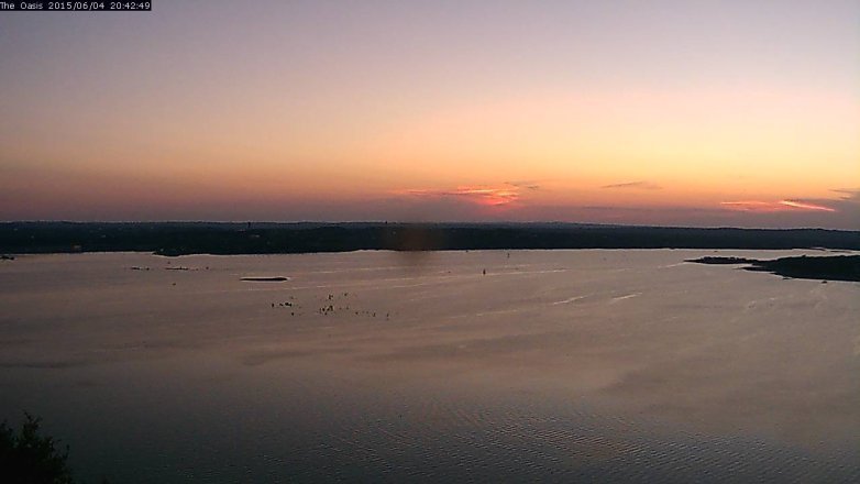 Lake Travis webcam, June 4, 2015 7:45 PM CT