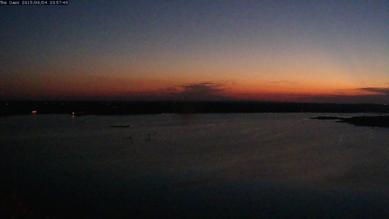 Lake Travis webcam, June 4, 2015 8:00 PM CT