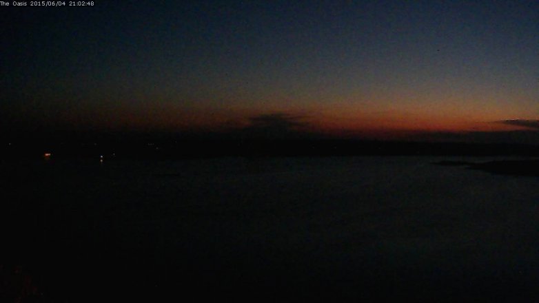 Lake Travis webcam, June 4, 2015 8:05 PM CT