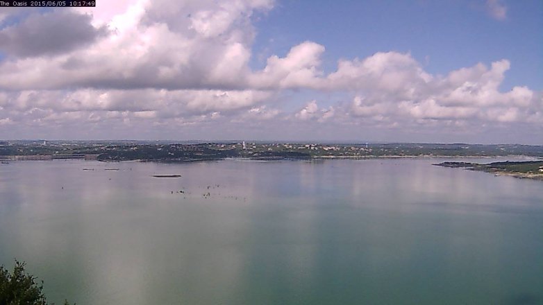 Lake Travis webcam, June 5, 2015 9:20 AM CT