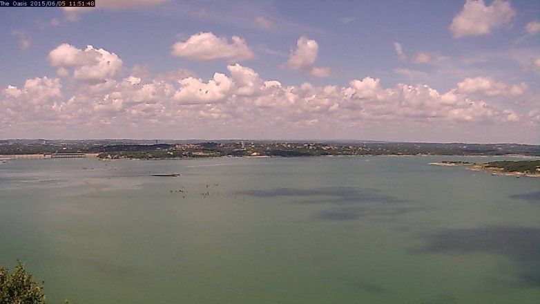 Lake Travis webcam, June 5, 2015 11:00 AM CT