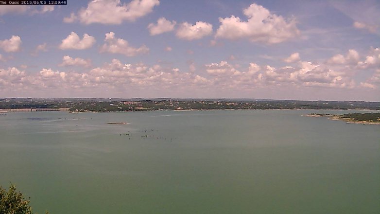 Lake Travis webcam, June 5, 2015 11:15 AM CT
