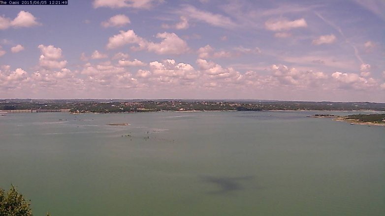 Lake Travis webcam, June 5, 2015 11:25 AM CT