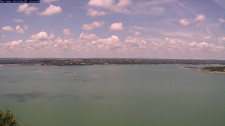 Lake Travis webcam, June 5, 2015 11:30 AM CT