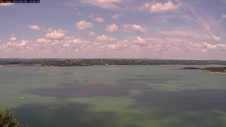 Lake Travis webcam, June 5, 2015 11:35 AM CT