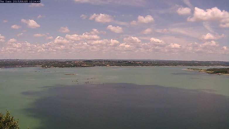 Lake Travis webcam, June 5, 2015 11:40 AM CT