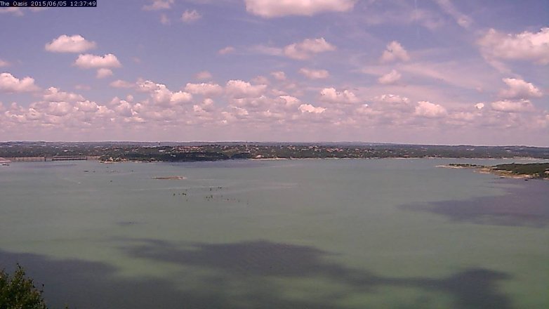 Lake Travis webcam, June 5, 2015 11:45 AM CT