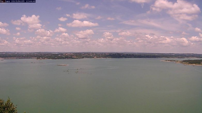 Lake Travis webcam, June 5, 2015 11:50 AM CT
