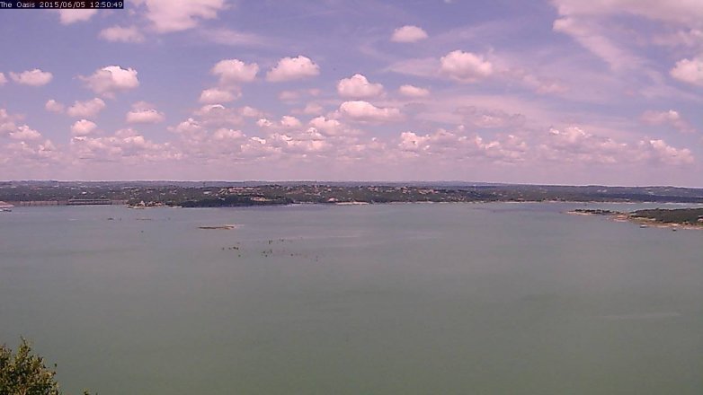 Lake Travis webcam, June 5, 2015 11:55 AM CT