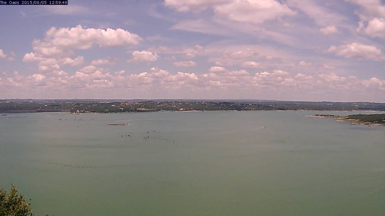 Lake Travis webcam, June 5, 2015 12:05 PM CT