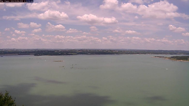 Lake Travis webcam, June 5, 2015 12:35 PM CT