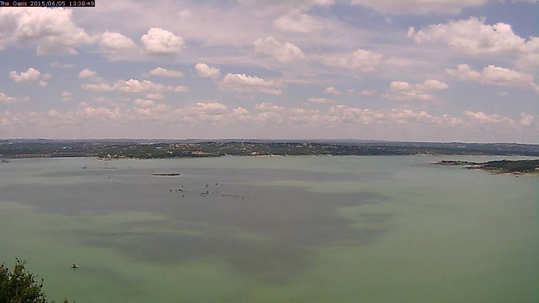 Lake Travis webcam, June 5, 2015 12:45 PM CT