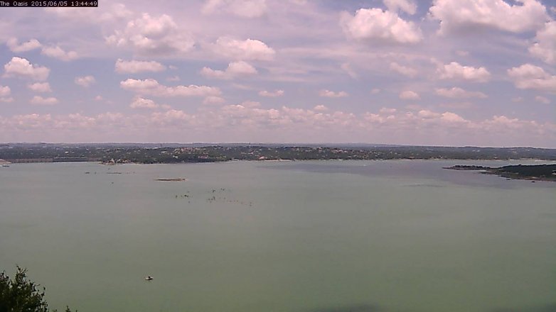 Lake Travis webcam, June 5, 2015 12:50 PM CT