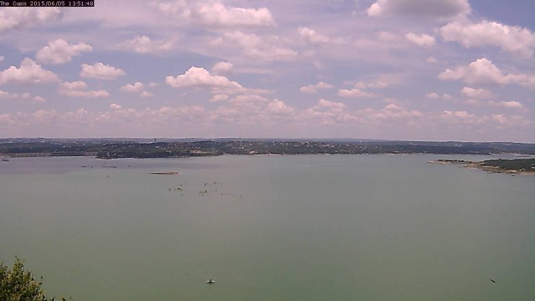 Lake Travis webcam, June 5, 2015 12:55 PM CT