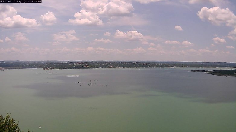 Lake Travis webcam, June 5, 2015 1:30 PM CT