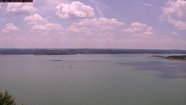 Lake Travis webcam, June 5, 2015 1:50 PM CT