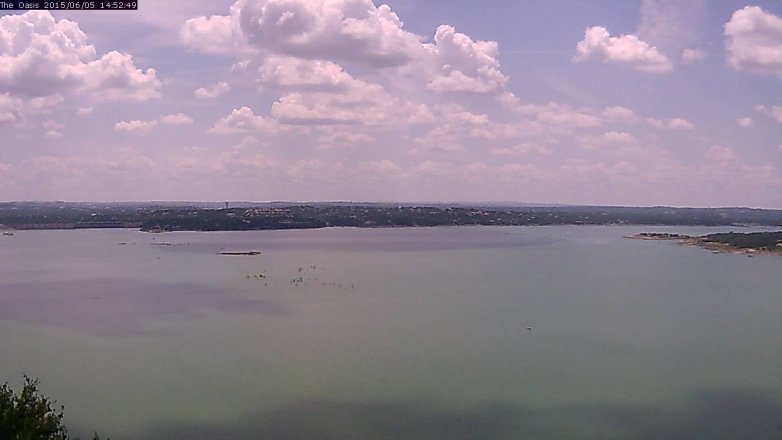 Lake Travis webcam, June 5, 2015 2:00 PM CT