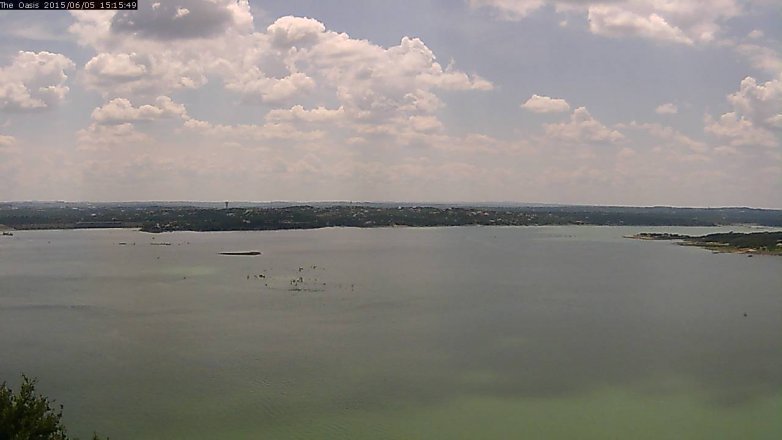 Lake Travis webcam, June 5, 2015 2:20 PM CT