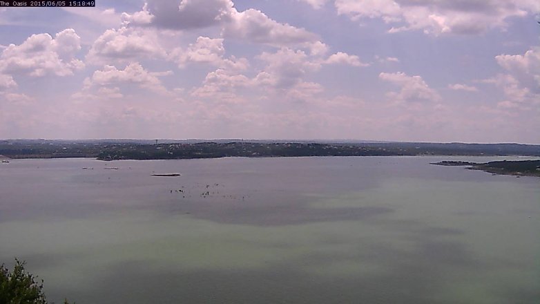 Lake Travis webcam, June 5, 2015 2:25 PM CT