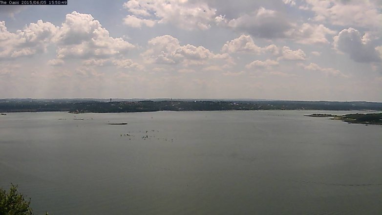 Lake Travis webcam, June 5, 2015 2:55 PM CT