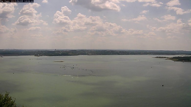 Lake Travis webcam, June 5, 2015 3:10 PM CT