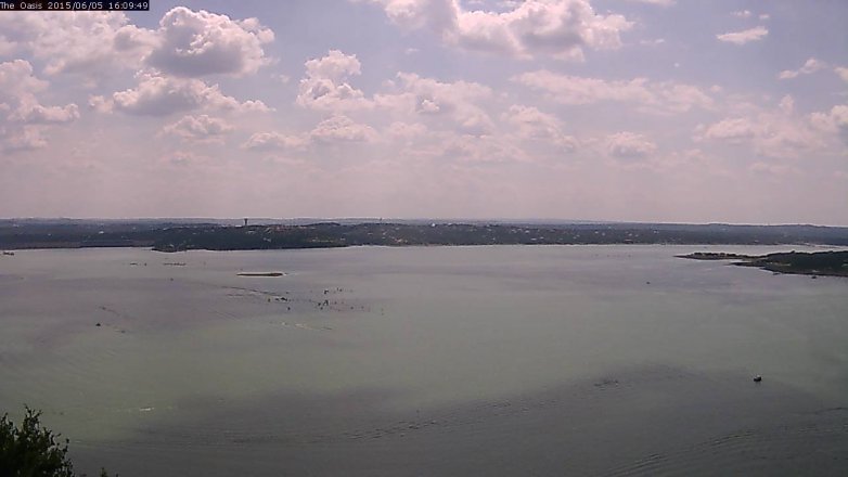Lake Travis webcam, June 5, 2015 3:15 PM CT