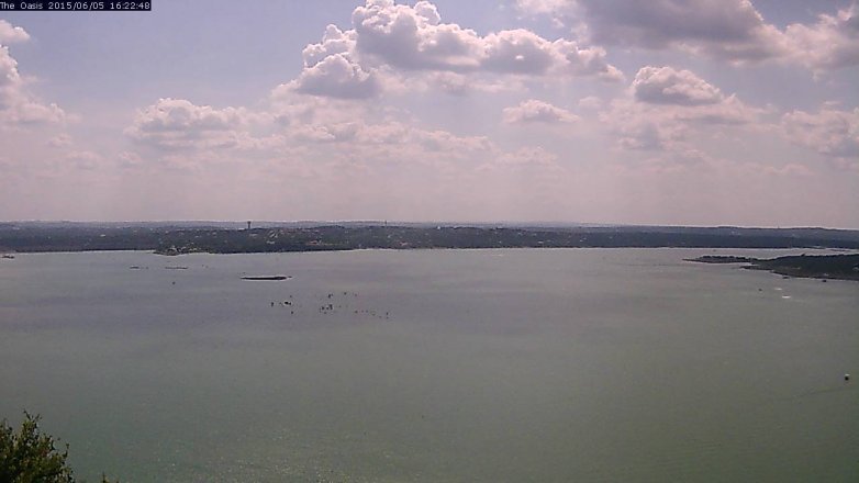Lake Travis webcam, June 5, 2015 3:30 PM CT