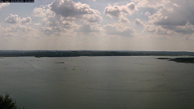 Lake Travis webcam, June 5, 2015 3:45 PM CT