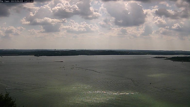 Lake Travis webcam, June 5, 2015 4:00 PM CT