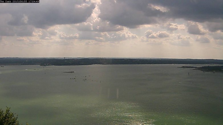 Lake Travis webcam, June 5, 2015 4:10 PM CT