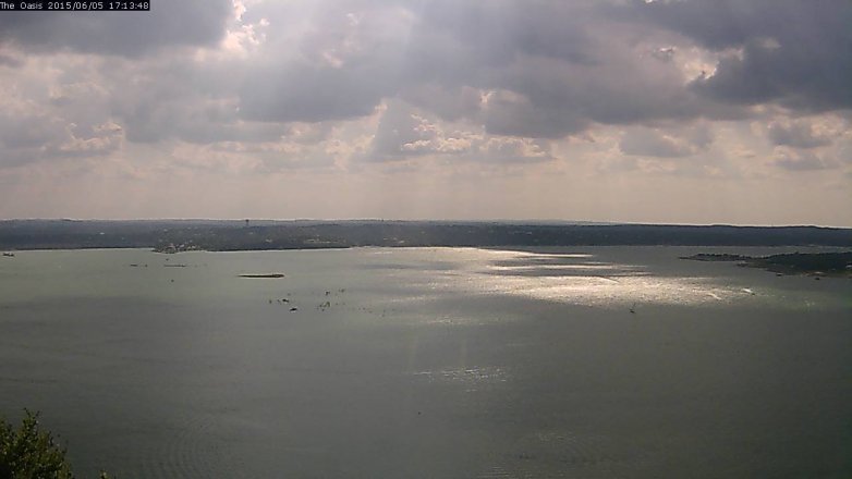 Lake Travis webcam, June 5, 2015 4:20 PM CT
