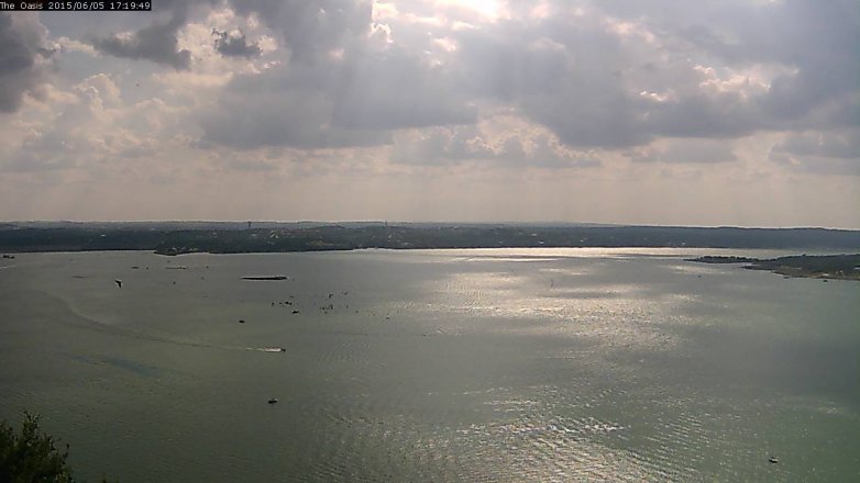 Lake Travis webcam, June 5, 2015 4:25 PM CT