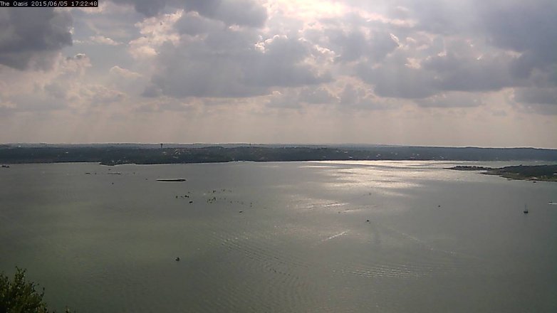 Lake Travis webcam, June 5, 2015 4:30 PM CT