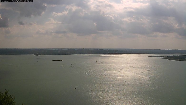 Lake Travis webcam, June 5, 2015 4:35 PM CT