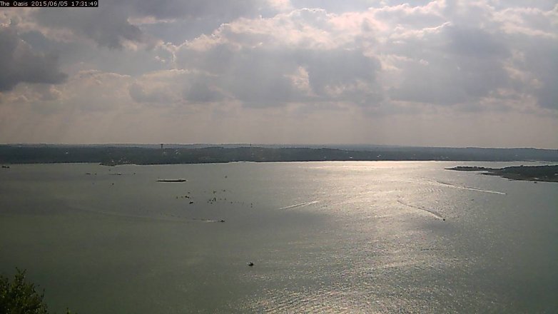 Lake Travis webcam, June 5, 2015 4:45 PM CT