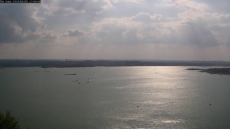 Lake Travis webcam, June 5, 2015 4:50 PM CT