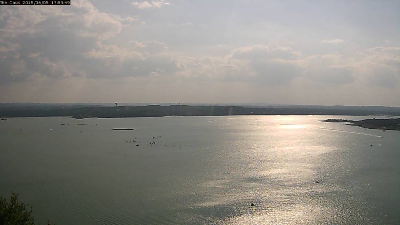 Lake Travis webcam, June 5, 2015 5:00 PM CT