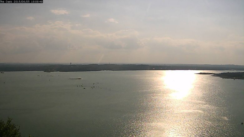 Lake Travis webcam, June 5, 2015 5:15 PM CT