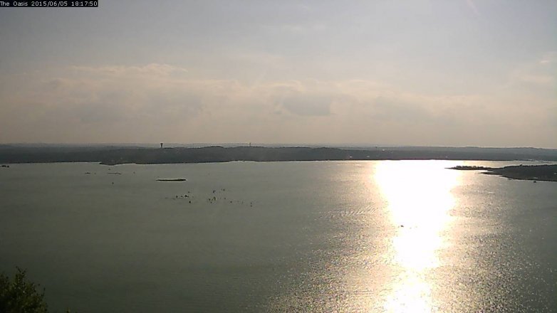Lake Travis webcam, June 5, 2015 5:25 PM CT