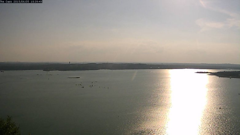 Lake Travis webcam, June 5, 2015 5:45 PM CT