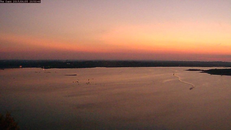 Lake Travis webcam, June 5, 2015 7:55 PM CT