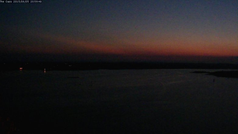 Lake Travis webcam, June 5, 2015 8:05 PM CT
