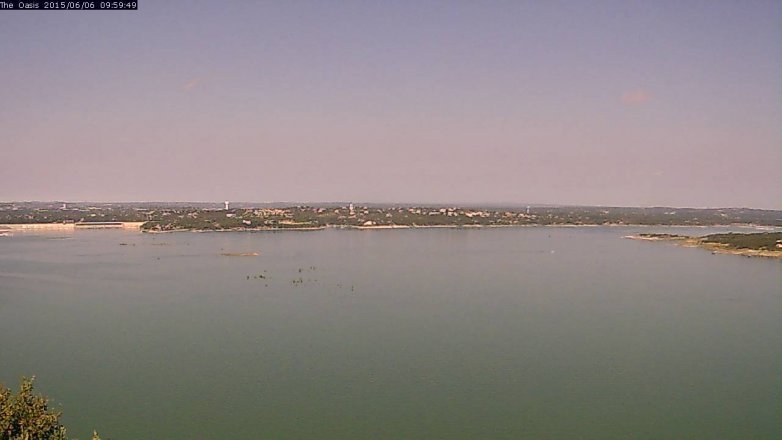 Lake Travis webcam, June 6, 2015 9:05 AM CT