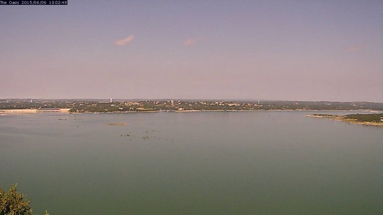 Lake Travis webcam, June 6, 2015 9:10 AM CT