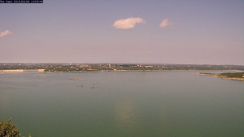 Lake Travis webcam, June 6, 2015 9:15 AM CT