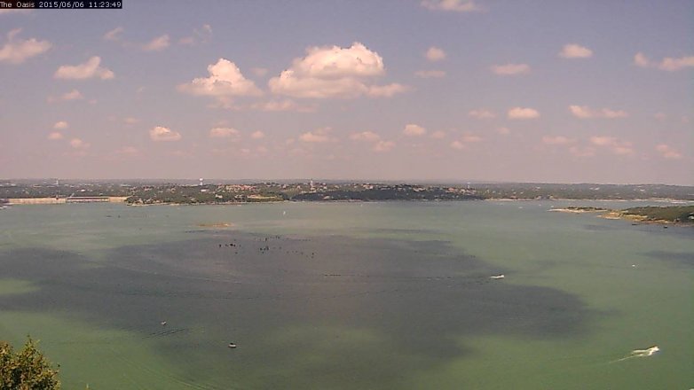 Lake Travis webcam, June 6, 2015 10:30 AM CT