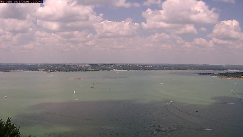 Lake Travis webcam, June 6, 2015 11:35 AM CT