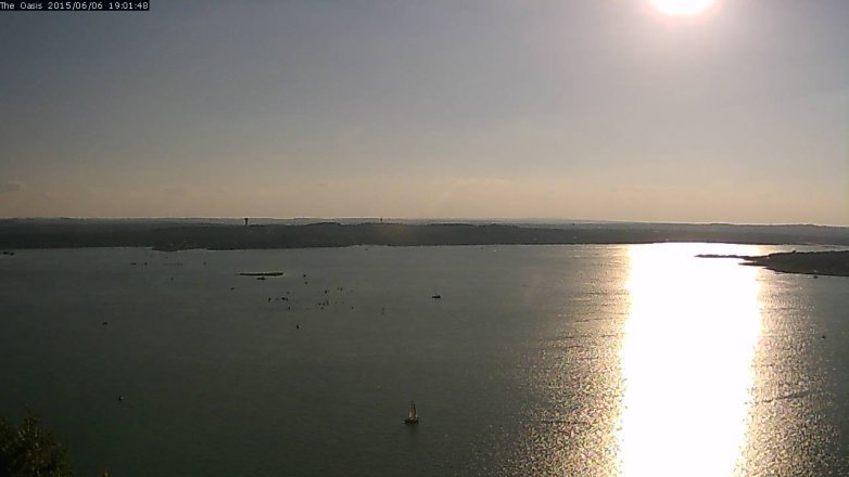 Lake Travis webcam, June 6, 2015 6:05 PM CT