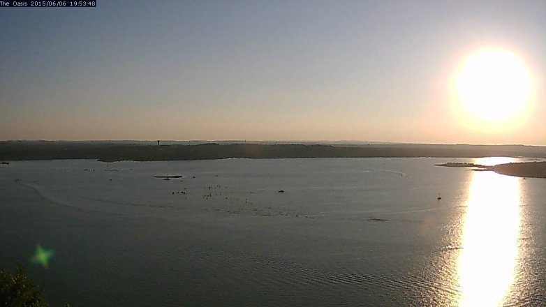 Lake Travis webcam, June 6, 2015 7:00 PM CT