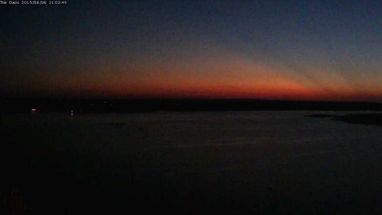 Lake Travis webcam, June 6, 2015 8:10 PM CT